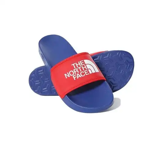 Mens The North Face Base Camp Slide Ill Blue/Horizon Red Flip-Flop