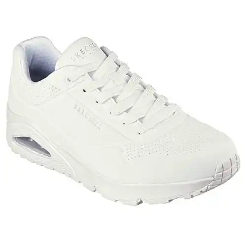 Mens Skechers Uno - Stand On Air White Sneaker Shoes