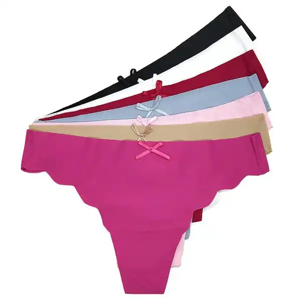 12 X Womens Sheer Spandex / Nylon Briefs - Assorted Underwear Undies 87331