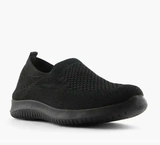 Womens Bellissimo Laken Black Slip On Sneaker Shoes