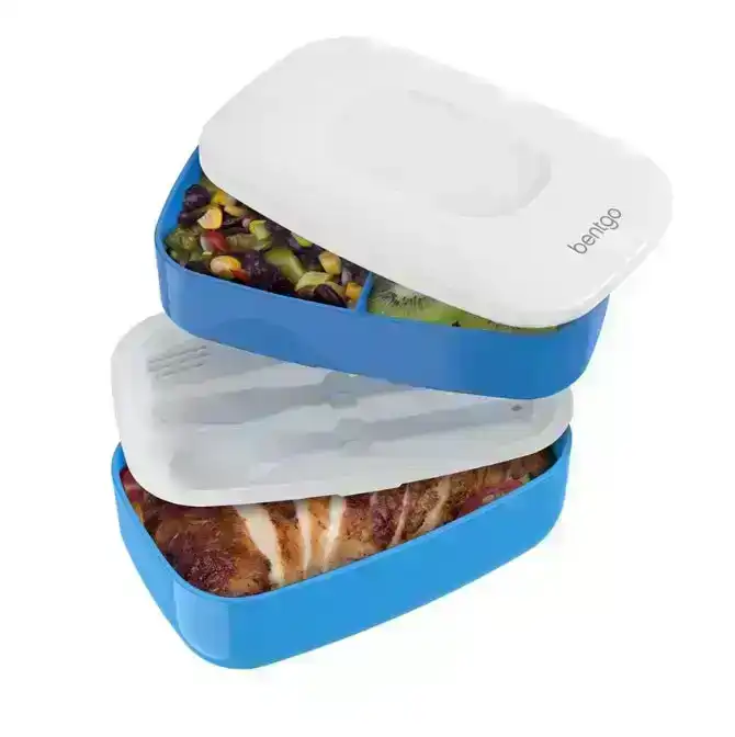 5 x Bentgo All-In-One Lunch Box Container Storage Blue
