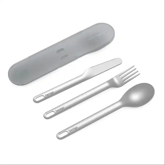 2 x Bentgo Ss Utensil Set Cutlery Grey