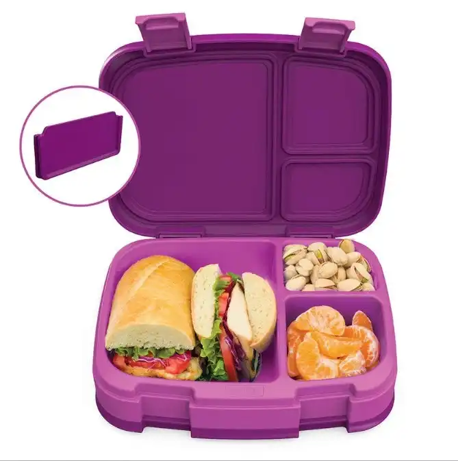 2 x Bentgo Fresh Version 2 Lunch Box Container Storage Purple