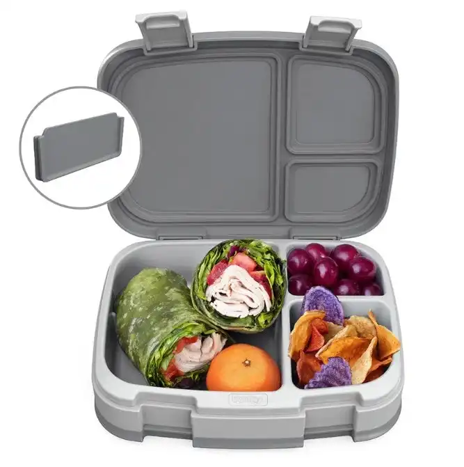 Bentgo Fresh Version 2 Lunch Box Container Storage Grey