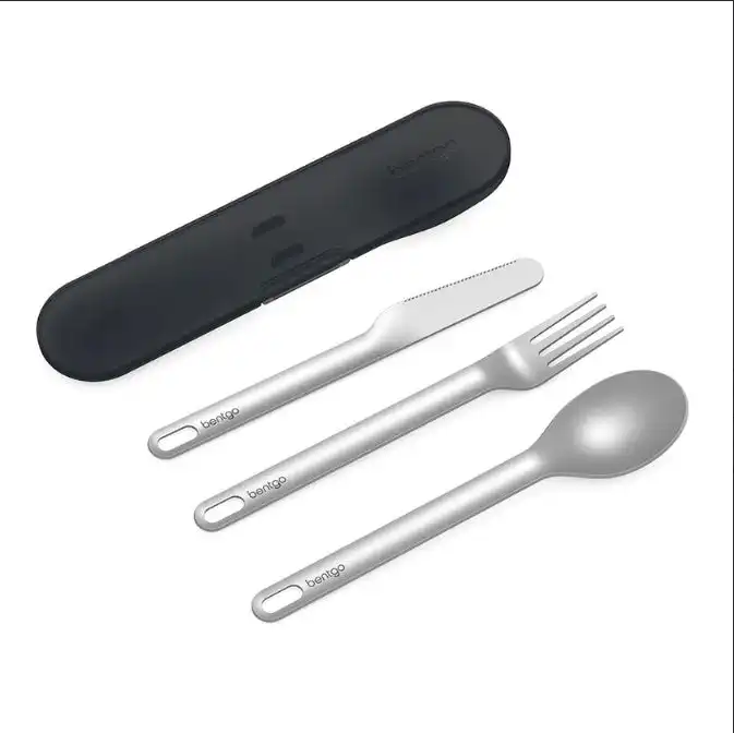 Bentgo Ss Utensil Set Cutlery Carbon