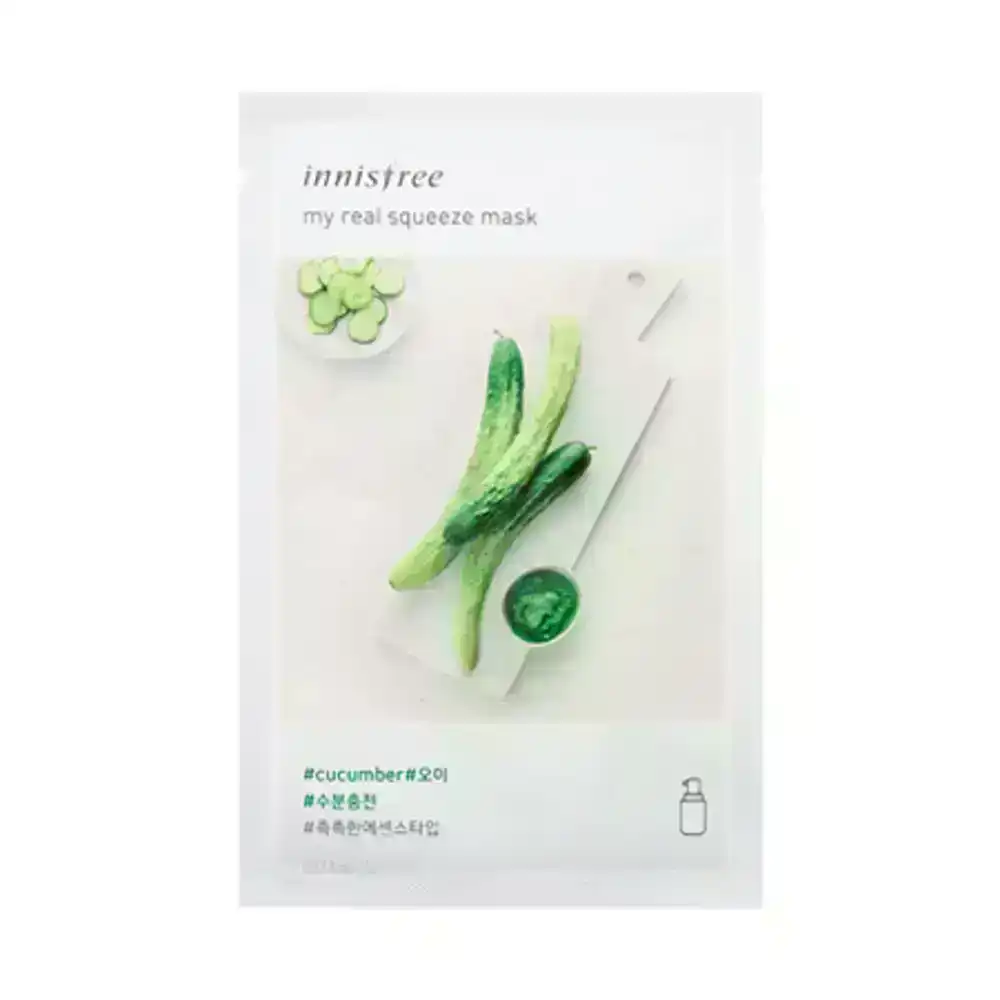 Innisfree My Real Squeeze Mask Cucumber 1 Sheet