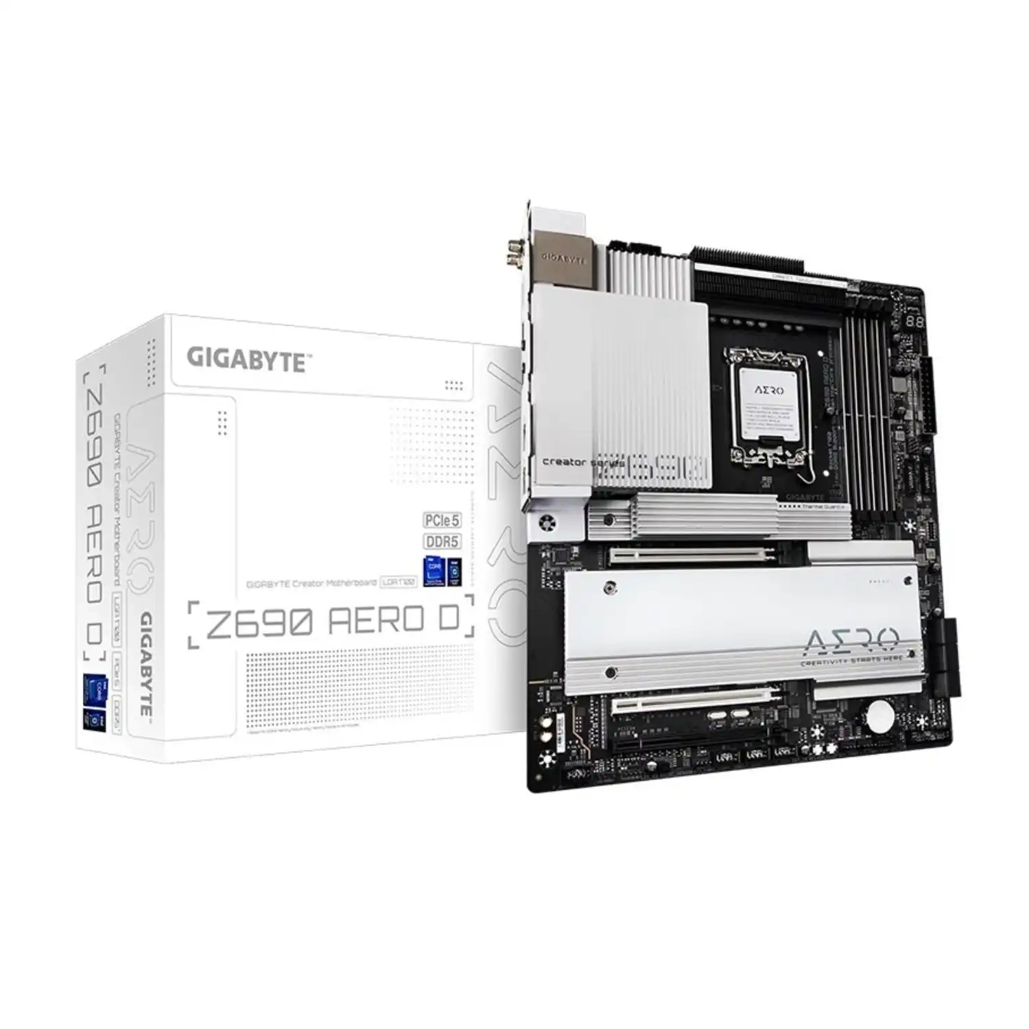 Gigabyte Z690 Aero D Intel LGA 1700 E-ATX Motherboard Dual Channel DDR5 PCIe 5.0