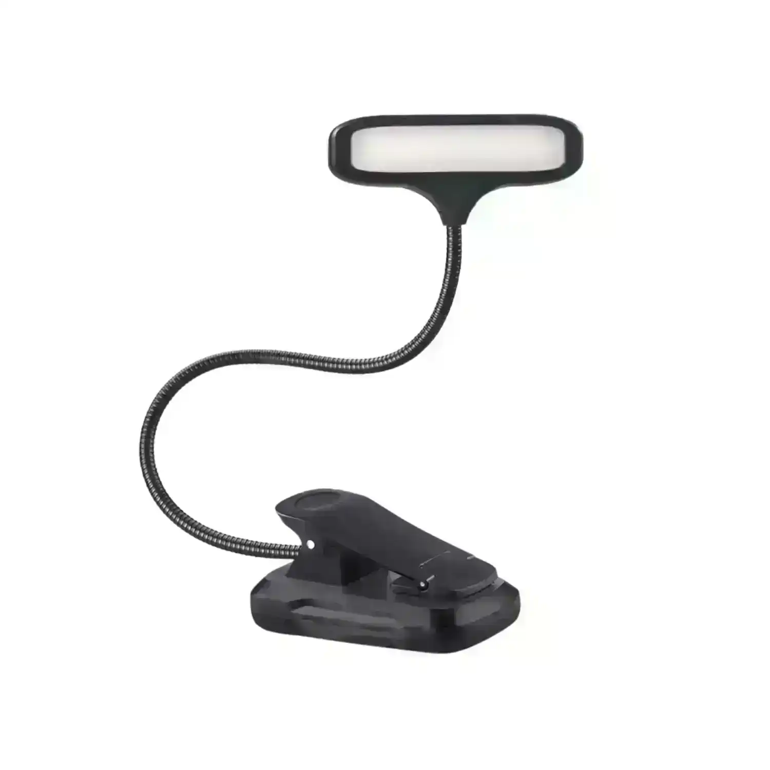 Gominimo USB Rechargeable LED Clip Book Light with Eye-Protection 15 LED Bulbs