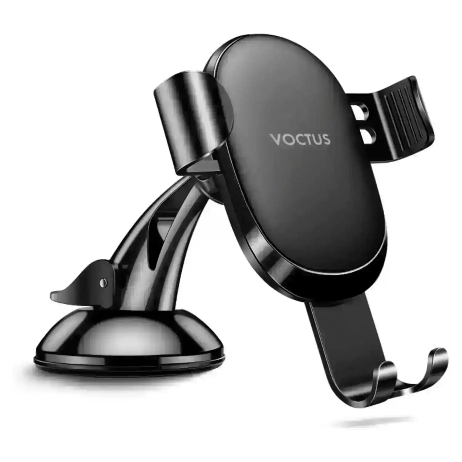 Voctus 360° Car Phone Holder Windscreen Dashboard Suction Mount Adjustable Black