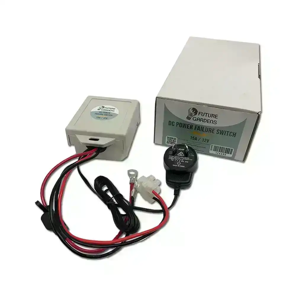 Future Gardens 12V Automatic Switch for Water Aeration Turn On DC Backup Systems