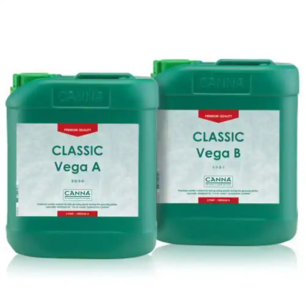 2PK Canna 5L Vega Classic A & B Liquid Growing Nutrients Hydroponics for Plants