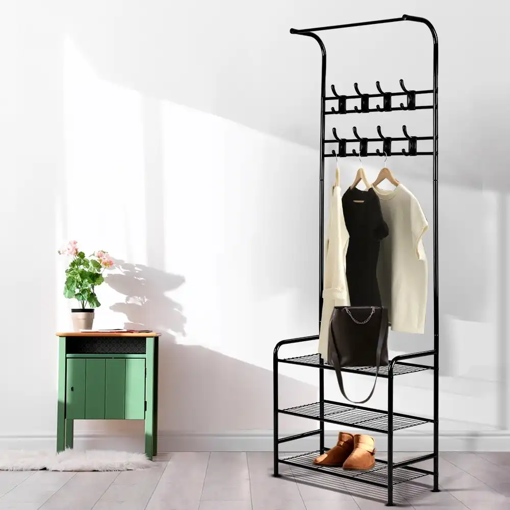Artiss Clothes Rack Shoe Rack Coat Stand Garment Hanger