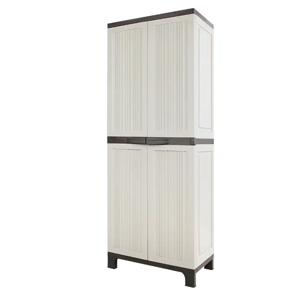 Gardeon Outdoor Storage Cabinet Box Lockable Cupboard Tall Garden Sheds Garage Adjustable