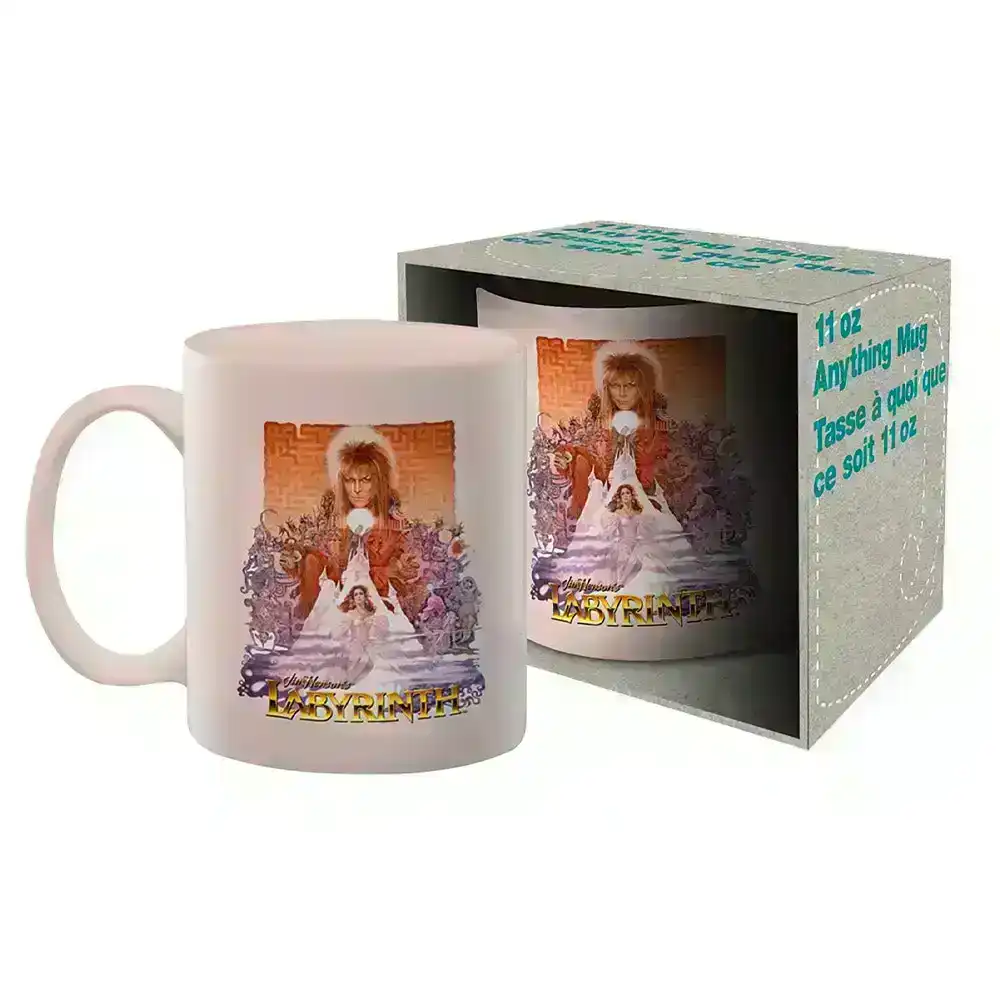 300ml AQUARIUS Labyrinth TV Film Printed Ceramic Drink Coffee Tea Water Mug/Cup