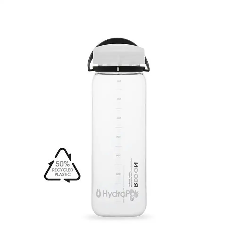 Hydrapak Recon 750ml Water Bottle Drinking/Hydration Travel Camping/Hiking White