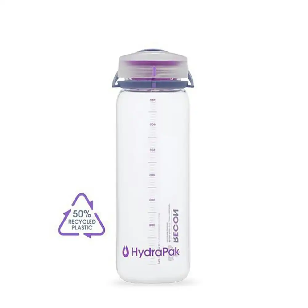 Hydrapak Recon 750ml Water Bottle Drinking/Hydration Travel Hike/Camping Violet