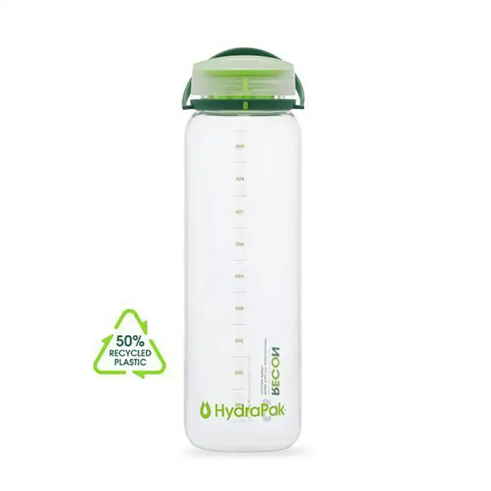 Hydrapak Recon 1L Water Bottle Drinking/Hydration Travel Camping/Hiking Lime