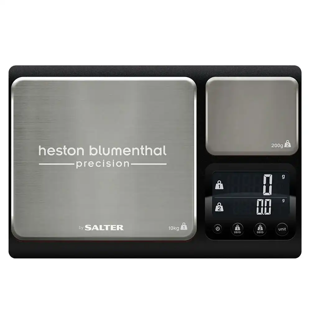 Salter Heston Blumenthal 10kg Dual Platform Precision Kitchen Scale Measure Food