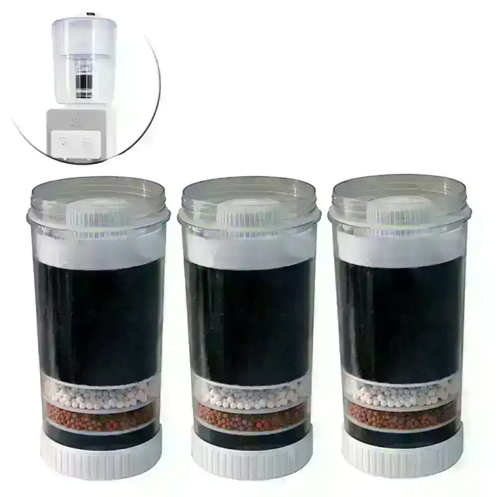 3PK Lenoxx Porcelain Water Purifier/Cleans Cartridge Replacement Filter f/ WC250