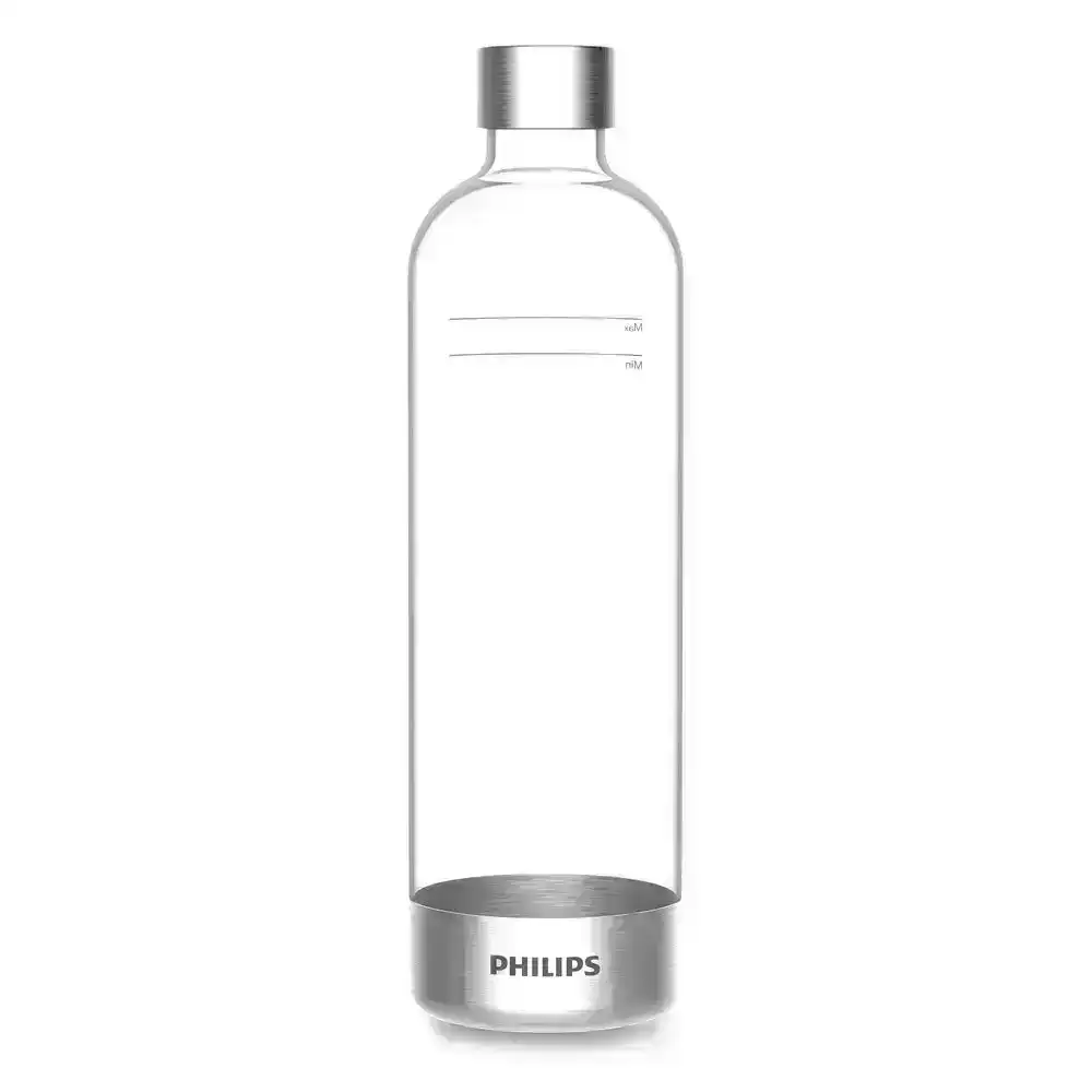 Philips GoZero BPA-free PET 1L Carbonating Bottle f/ Soda/Sparkling Water Maker
