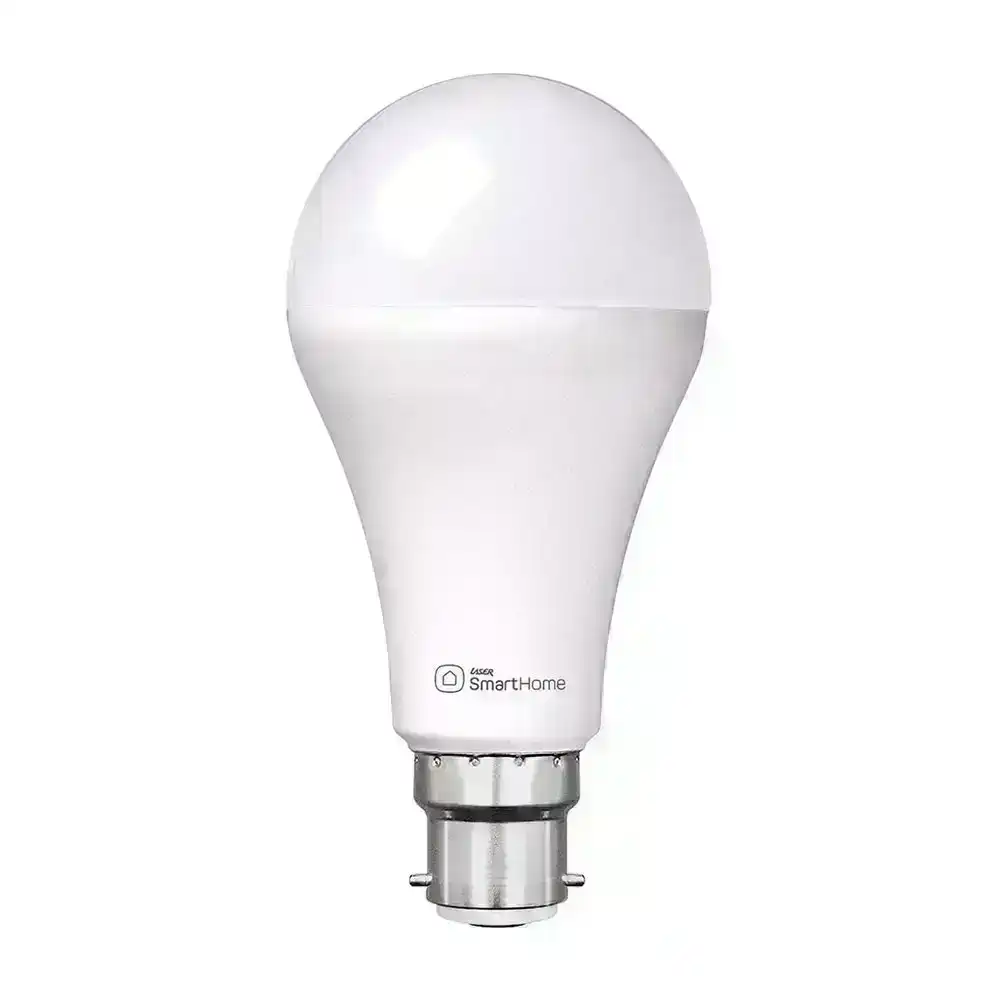Laser 10W B22 Warm/Cool White Adjustable 1000L Smart LED Bulb WiFi App Control