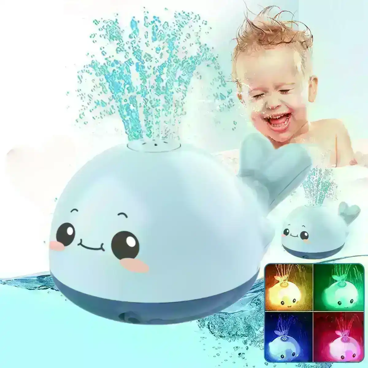 Kidst Baby Bath Toy Whale Bath Toy Automatic Spray Water Toy Kids Bathtub Toys