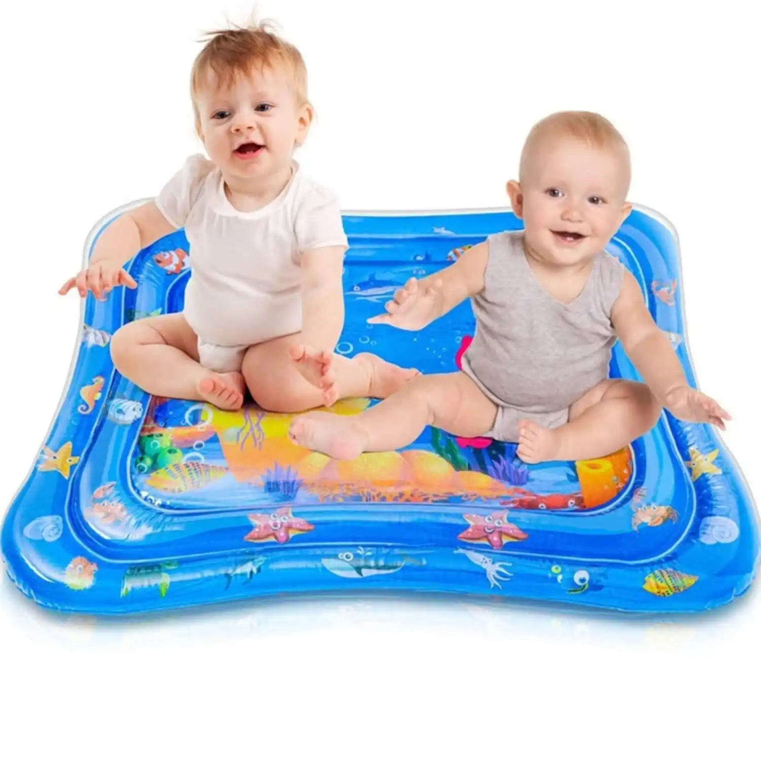 BabiesMart Tummy Time Water Play Mat Sensory Mat for Baby Play & Development