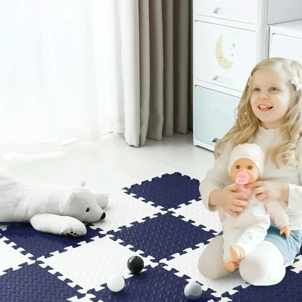 Kidst Baby Play Mat Soft Non-Toxic Foam Puzzle Mat Safe & Comfortable Foam Mat