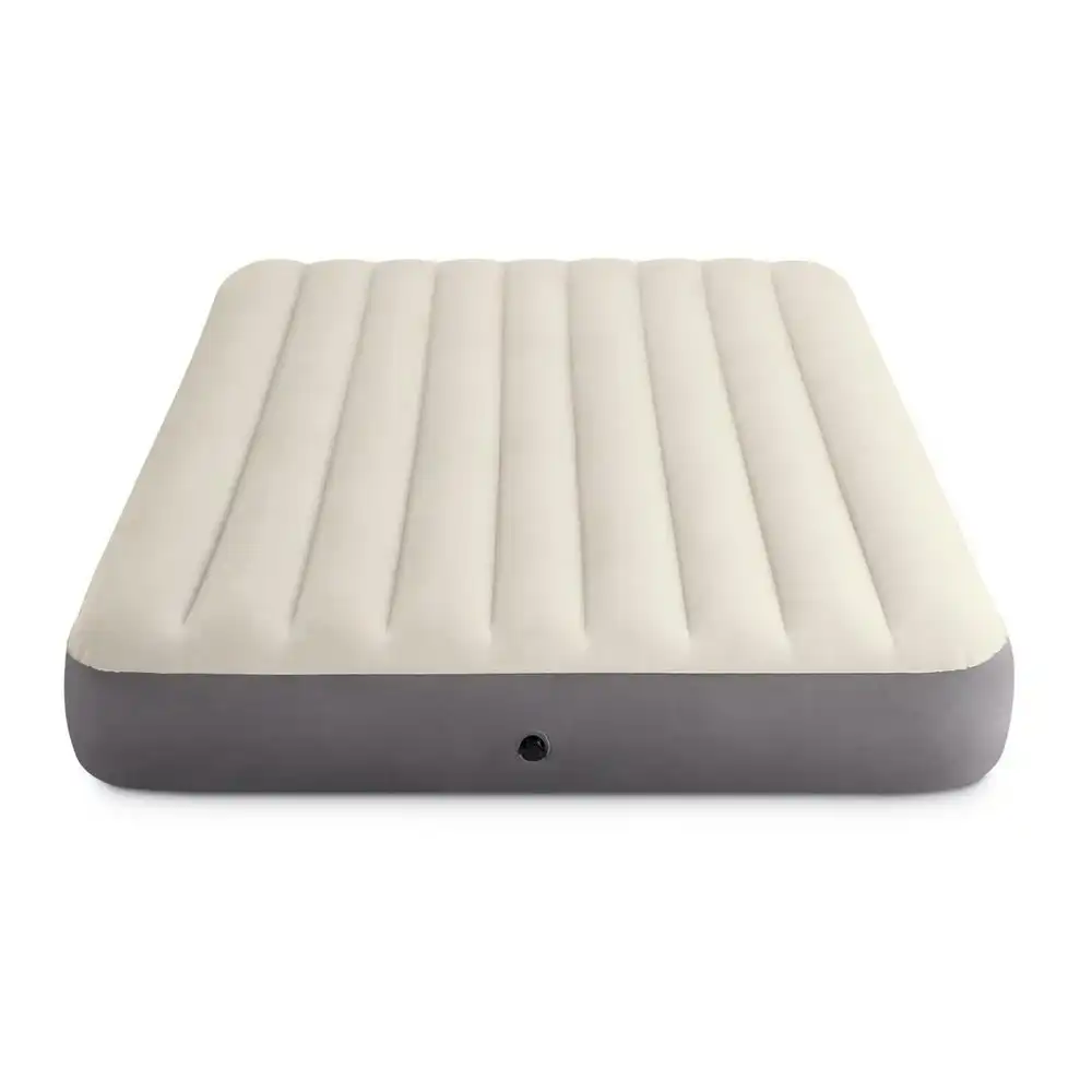Intex Dura-Beam Queen 25cm Thick Camping/Indoor Inflatable Mattress Airbed