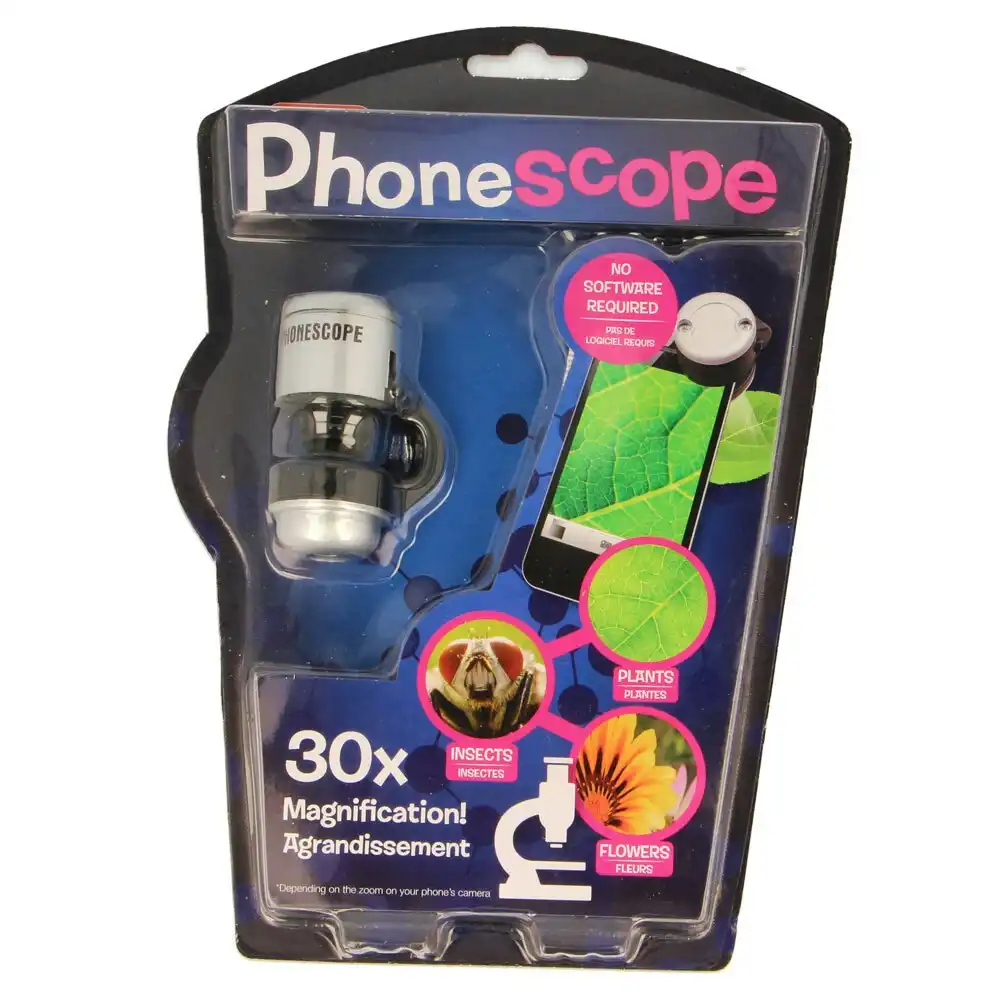 Magnoidz PhoneScope Kids Educational Science Toy 6y+ 30x Magnification Glass