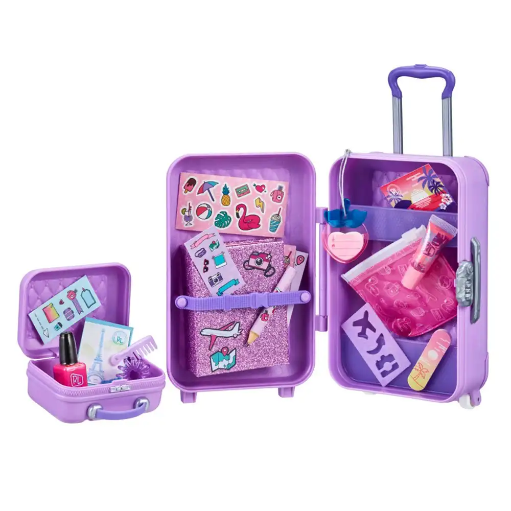 Real Littles Roller Suitcase Carry Case Bag & Journal Kids/Children Toy Set 6y+