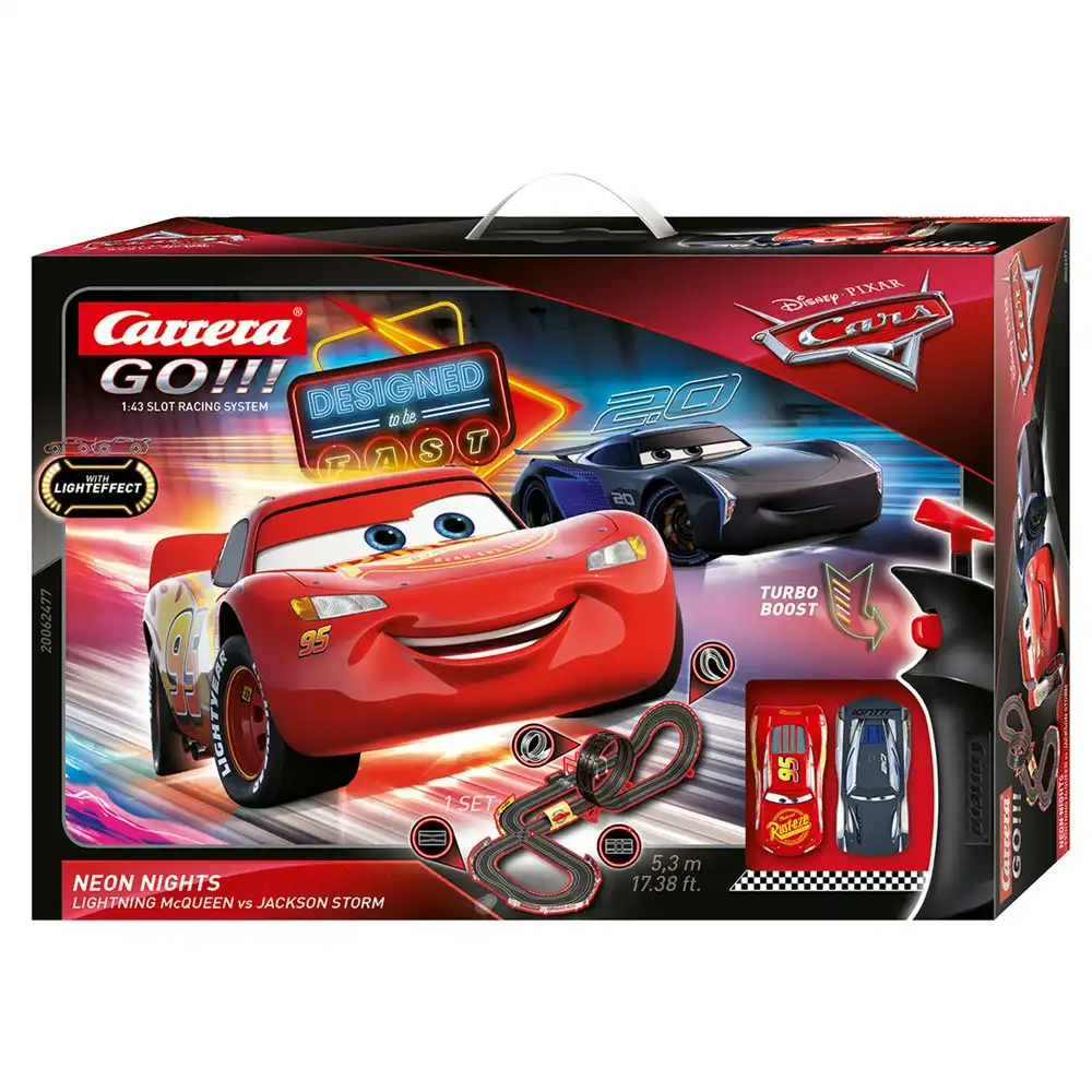 Carrera Go 1:43 Disney Pixar Cars Neon Lights Slot Car Racing Track Kids Toy 6y+
