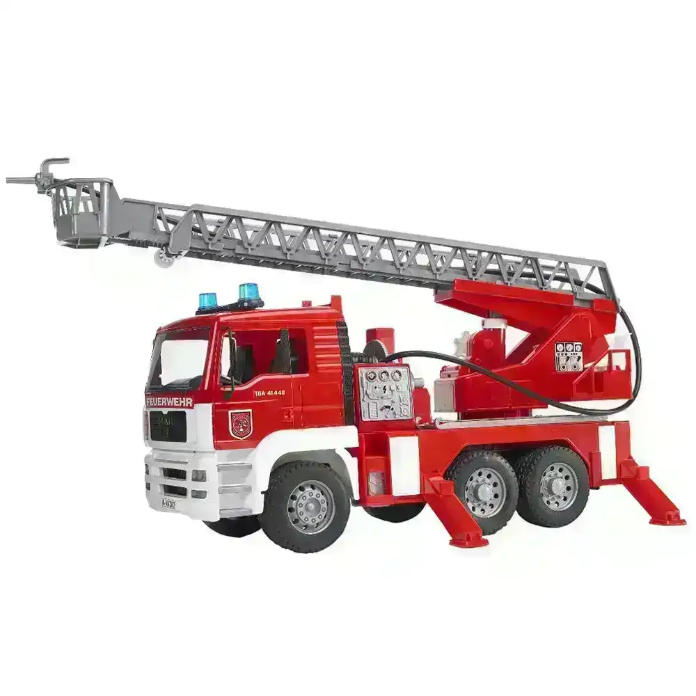 Bruder 1:16 47cm Man TGA Fire Engine Truck w/Water Pump/Light/Sound Kids 4y+ Toy