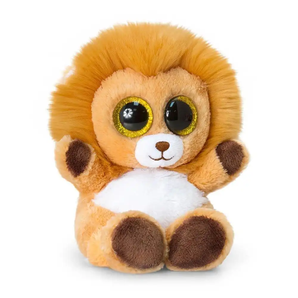 Animotsu 15cm Lion Kids/Children Animal Soft Plush Stuffed Toy Brown 3y+