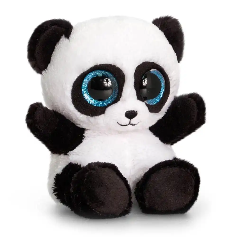 Animotsu 15cm Panda Kids/Children Animal Soft Plush Stuffed Toy Black 3y+