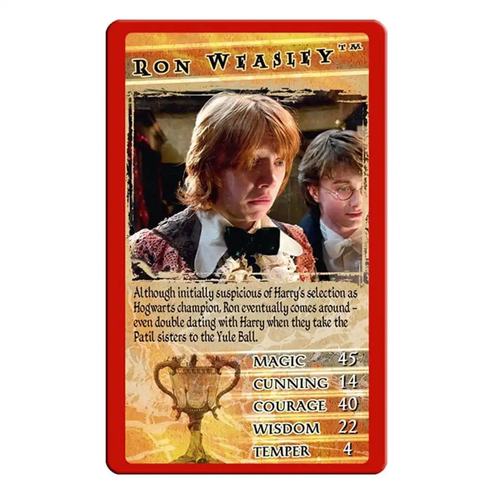 Top Trumps Harry Potter & The Goblet of Fire Card Game 6y+ Family/Kids/Adult Toy