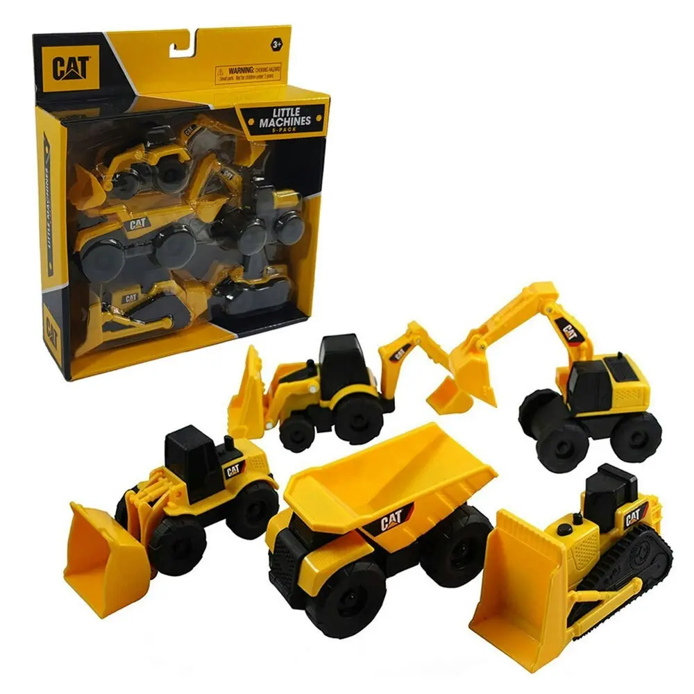 5PK Cat Mini Machines Truck Construction Vehicle Toy Kids/Children
