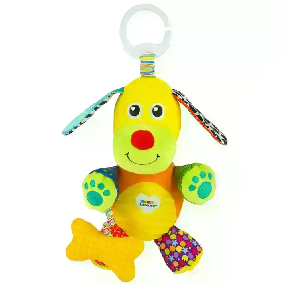Lamaze Clip & Go Barkin Boden Baby 0-24m Educational Infant Toy for Stroller/Bag