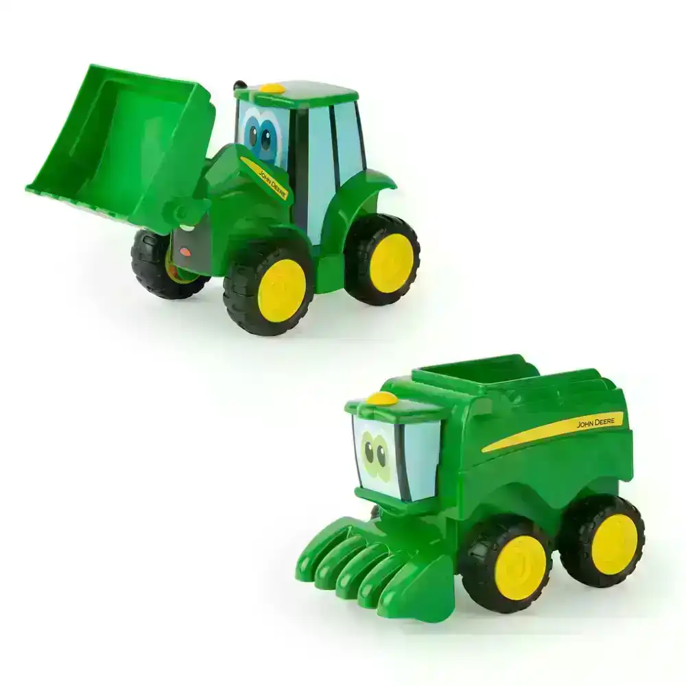 2pc John Deere Farmin' Friends Farm Vehicle Tractor Kids/Children Toy 3y+ GRN