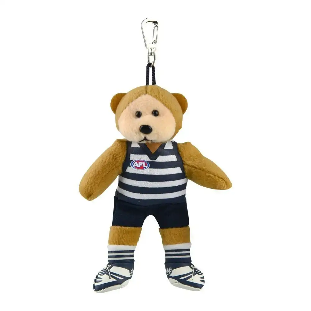 AFL Keyclip Geelong Kids/Children 14cm Footy Team Soft Collectible Toy 3y+