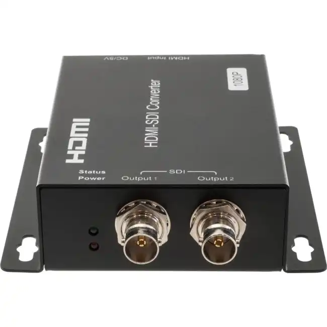 Doss Coaxial 1 HDMI to 2 SDI Video Audio Converter 3G-SDI/HD-SDI/SDI 1080p 60hz