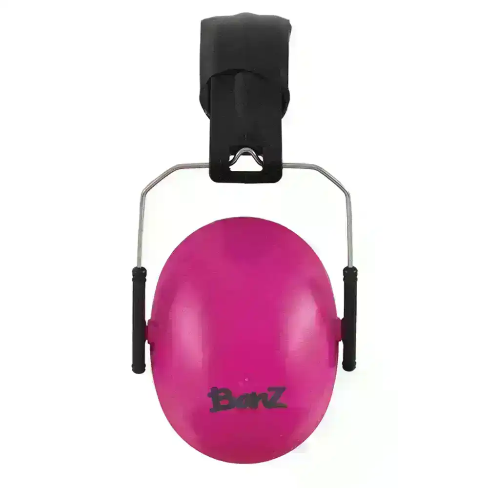 Banz Hear No Blare Kids Noise Control/Ear Hearing Protection Earmuffs 3y+ Pink