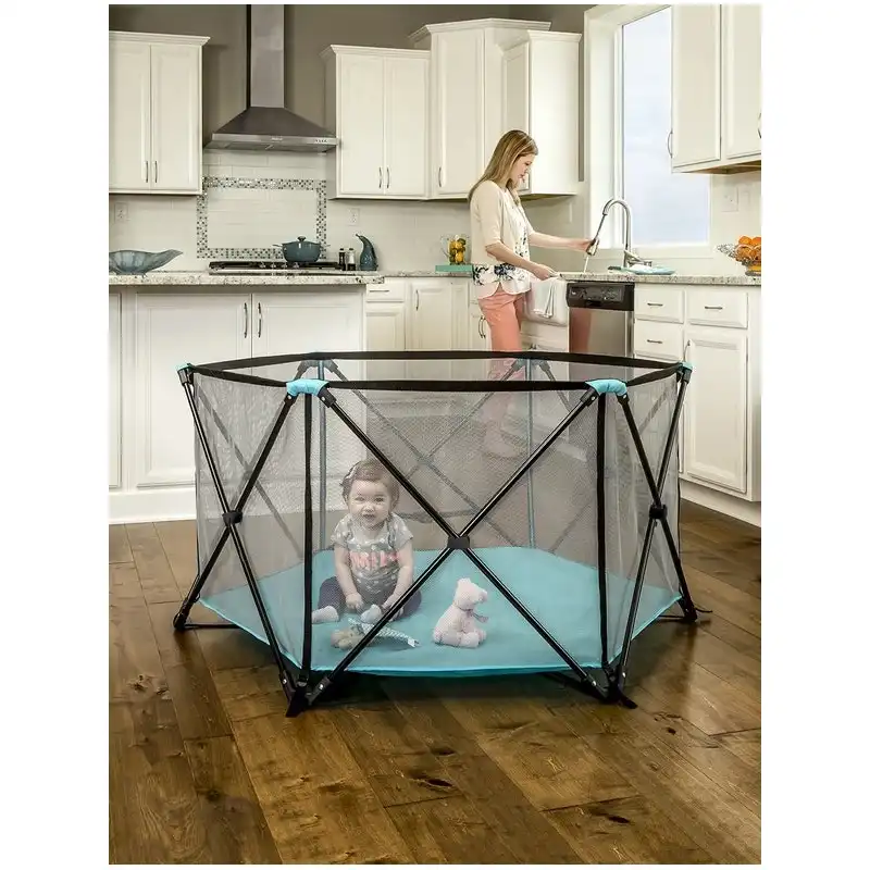 Regalo Portable 121cm Six-Panels Play Yard Indoor/Outdoor Kids/Children 6-24m