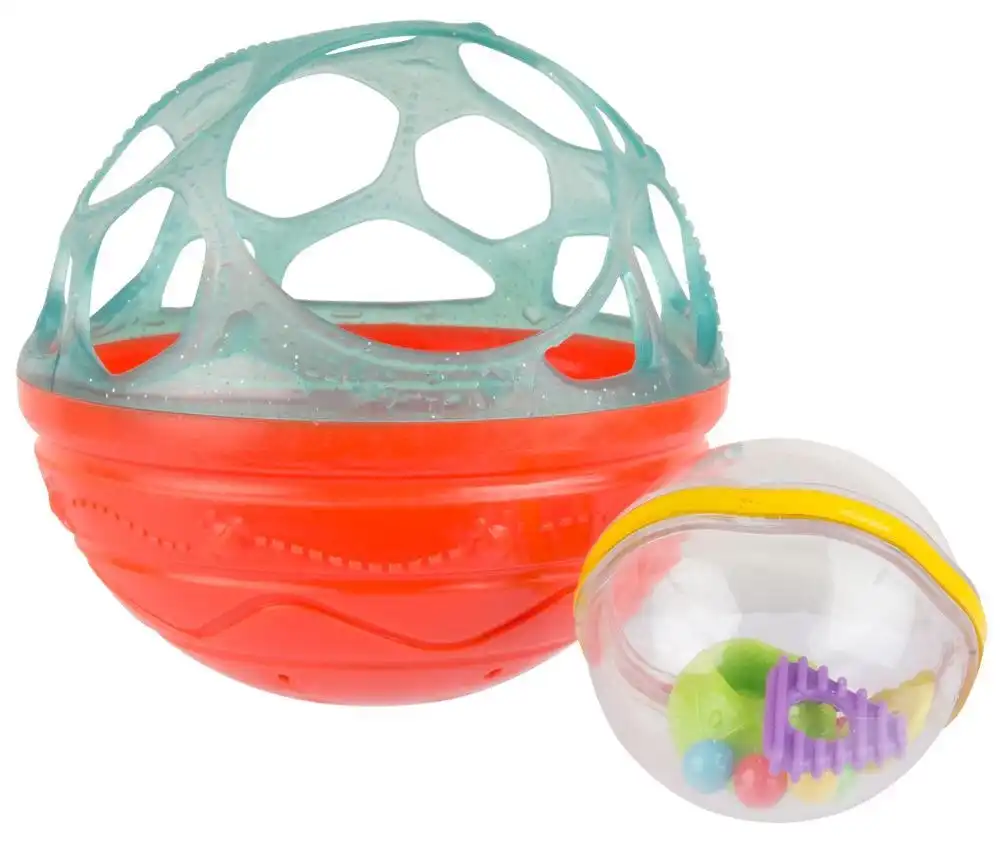 Playgro Bendy Bath Ball Rattle Tub/Shower Play/Fun Kids/Baby Bath Toy 6m+