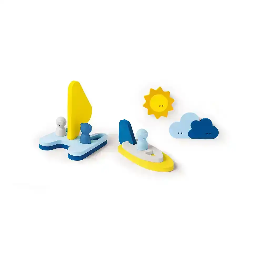 Quut Quutopia Bath Puzzle/Shower Play Water Toys for Kids 10m+ Sail Away
