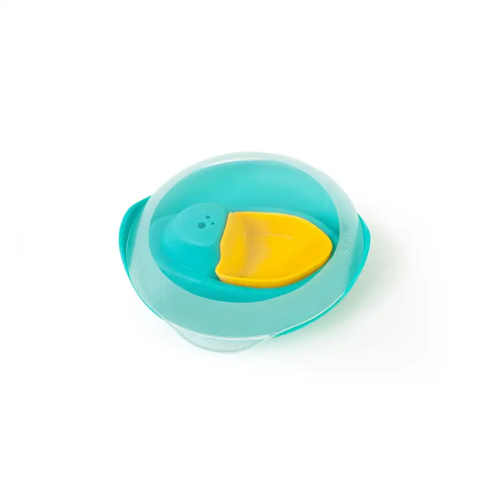 Quut Sloopi 16cm Bath Water Floating Toys Boat for 0m+ Kids/Baby Blue/Yellow
