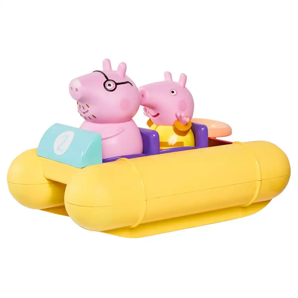Tomy Peppa Pig Pull & Go Pedalo Baby/Toddler Bath Time Water Fun Float Toy 18m+