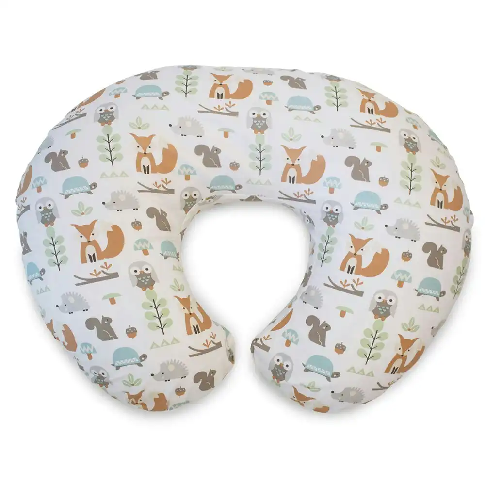 Chicco Boppy Support Pillow Breast Feeding Nursing/Infant Newborn Baby Woodland
