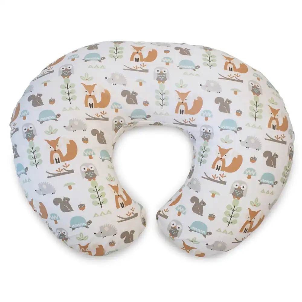 Chicco Boppy Support Pillow Breast Feeding Nursing/Infant Newborn Baby Woodland