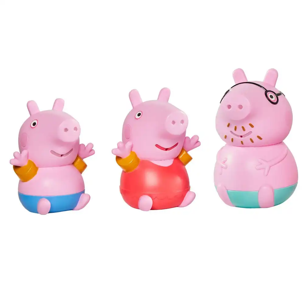 3PK Tomy Peppa Pig Squirters Water Baby Bath Time Water Spraying Toy 18m+ Asst.